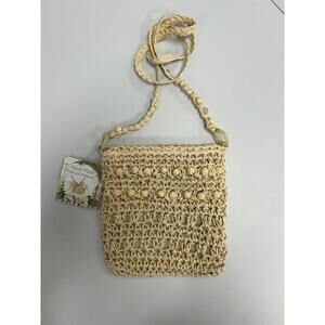 Handmade Natural Material Crochet Shoulder Bag